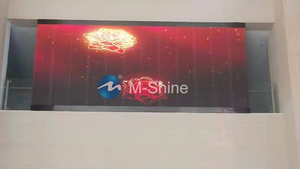 P10.4 transparent LED display, Zhuhai, China