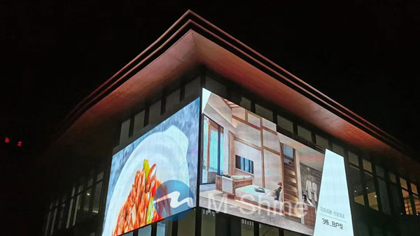 P3.9-7.8 Outdoor Transparent LED display, Sichuan, China