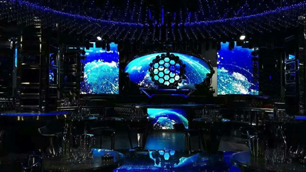 P5 creative LED display, Muse bar, Tianjin, China