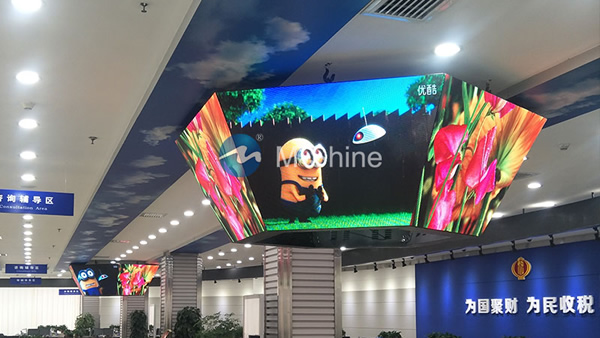 P3 polyhedron LED screen, Shenzhen, China