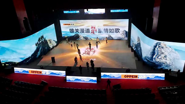 P4.8 rental LED display, Jiangsu Theater, China