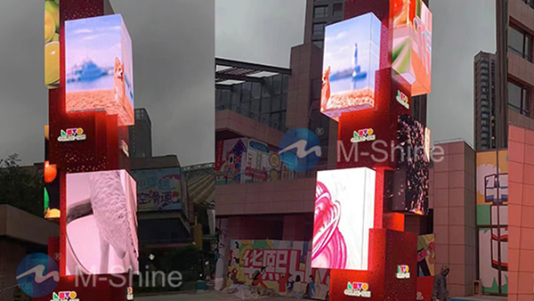 M-Shine LED outdoor display spiritual fortress