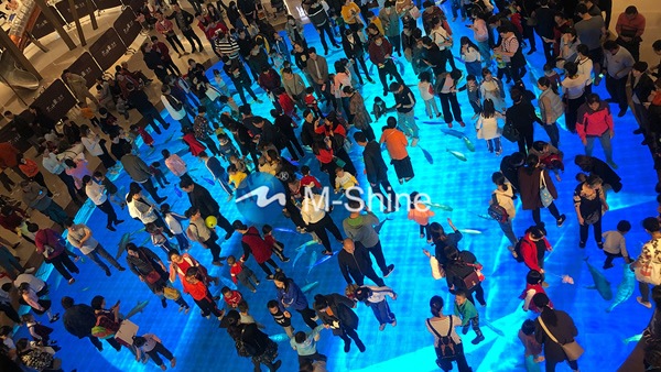 P6.25 interactive floor LED display, Shezhen, China