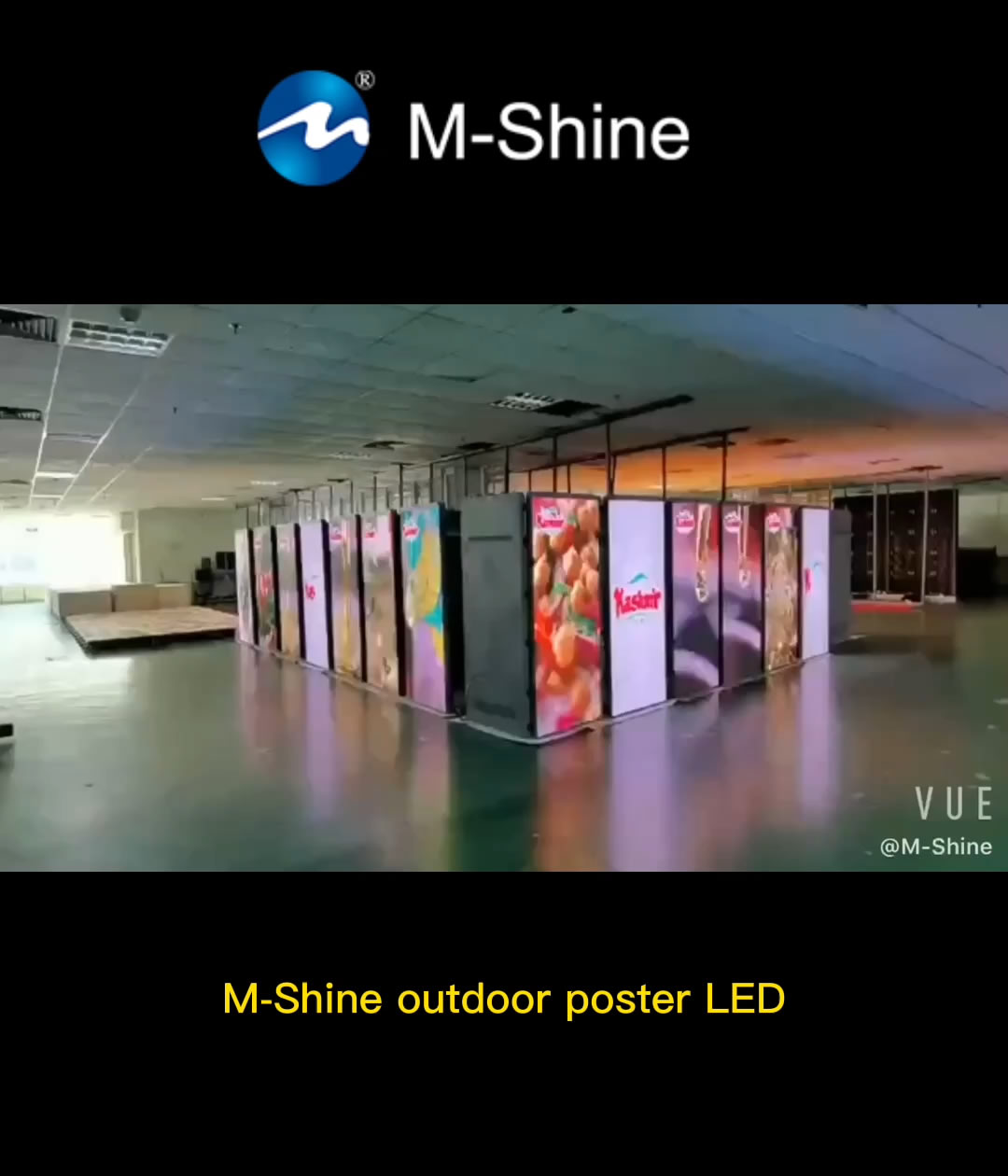 M-Shine outdoor poster LED